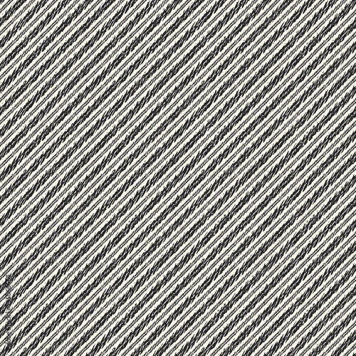 Monochrome Mélange Textured Diagonal Striped Pattern