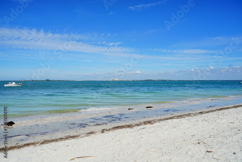 Beautiful Sanibel island beach in Fort Myers  Florida  USA