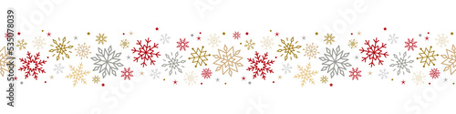 Snow, snowflake Christmas pattern. Christmas snowflake background. Snow background. Stock vector