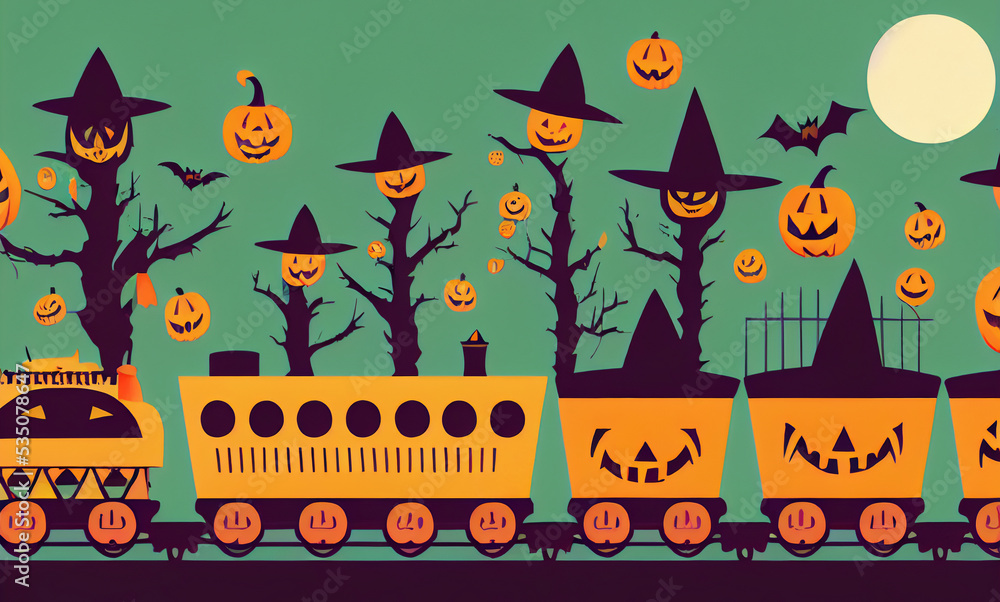 Halloween Train Stock Illustrations – 596 Halloween Train Stock  Illustrations, Vectors & Clipart - Dreamstime