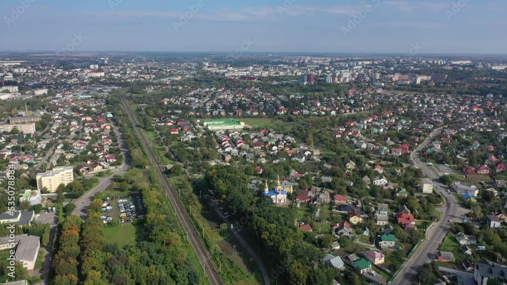 Riwne in Ukraine | Ukrainian Town Riwne with Drone Riwne in Ukraine | Ukrainian Town Riwne with Drone
