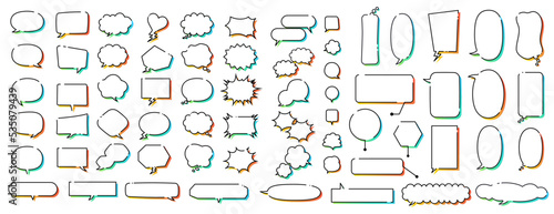 ポップで使いやすい！吹き出しセット