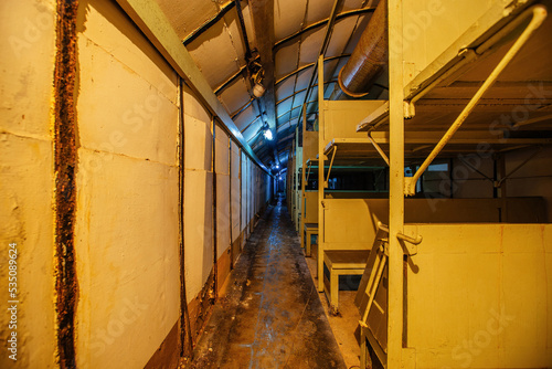 Cuadro en lienzo Old soviet bomb shelter