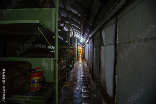 Cuadro en lienzo Old soviet bomb shelter