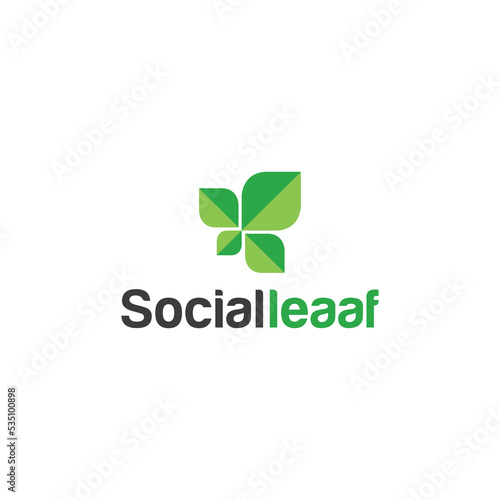 Social Leaf logo