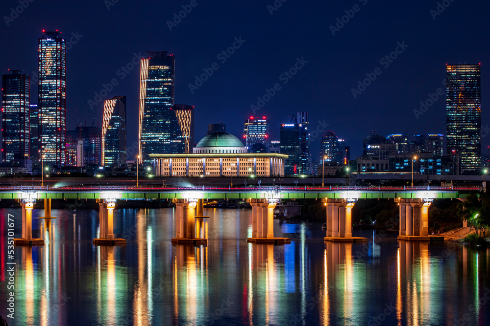 Fototapeta premium 한강, hangang, hanriver