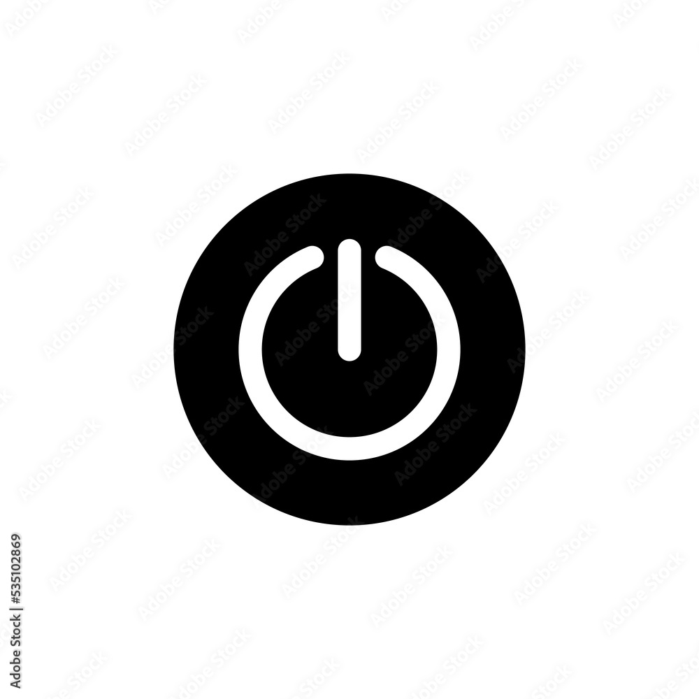 Power icon vector for web and mobile app. Power Switch sign and symbol. Electric power Power icon vector for web and mobile app. Power Switch sign and symbol. Electric power
