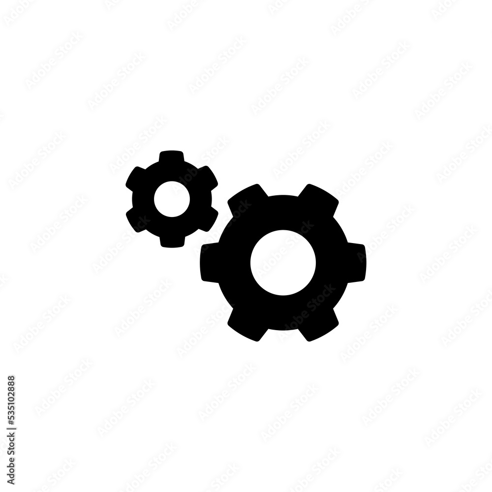 setting Icon vector for web and mobile app. Cog settings sign and symbol. Gear Sign setting Icon vector for web and mobile app. Cog settings sign and symbol. Gear Sign