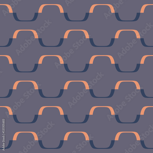 Abstract attractive ornament for decorating any surfaces or things. Seamless pattern.