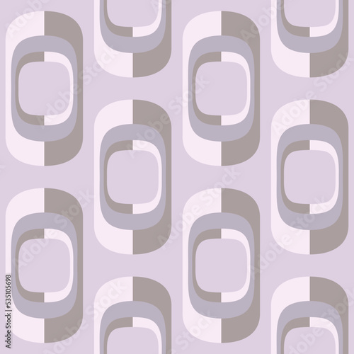 Abstract attractive ornament for decorating any surfaces or things. Seamless pattern.