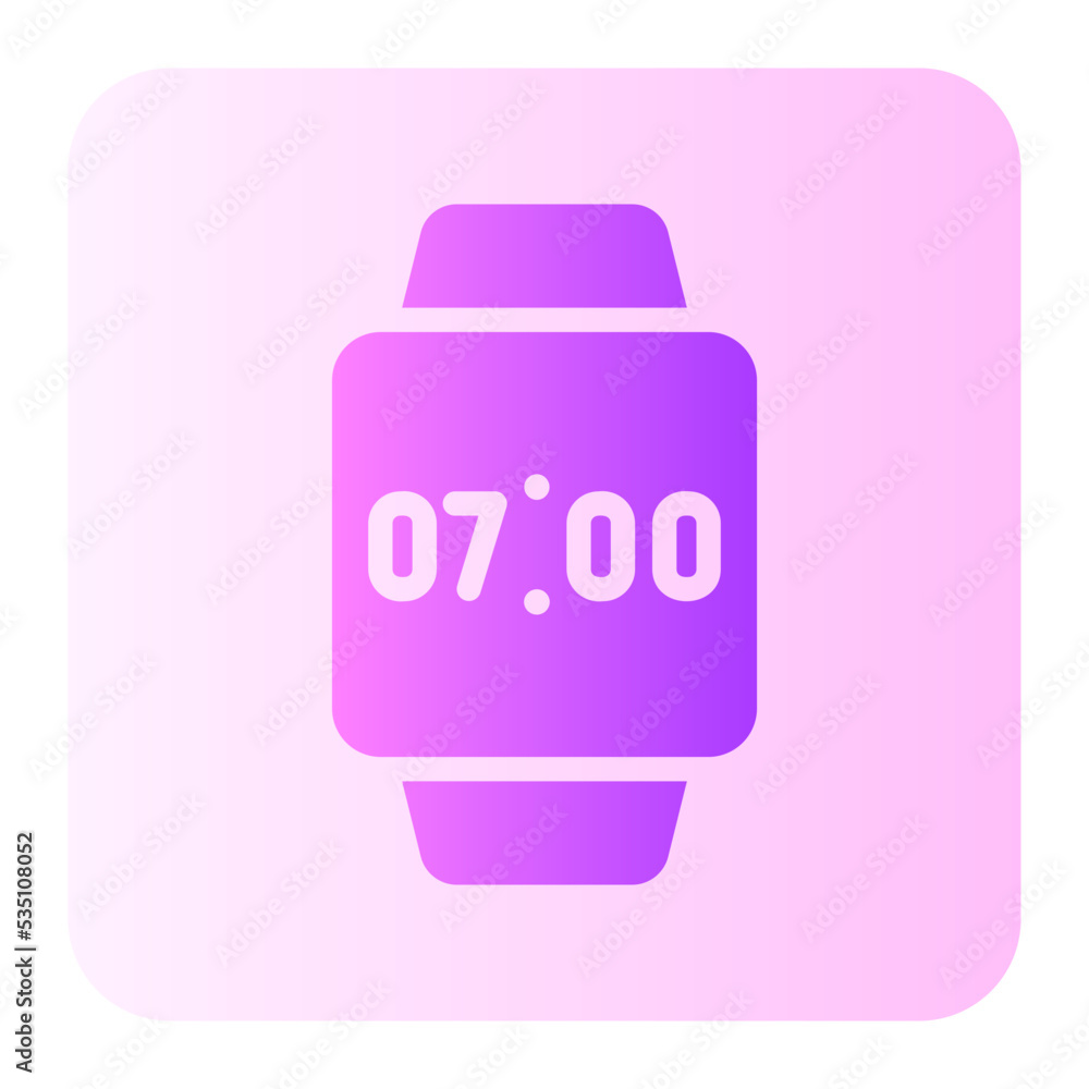 smartwatch gradient icon
