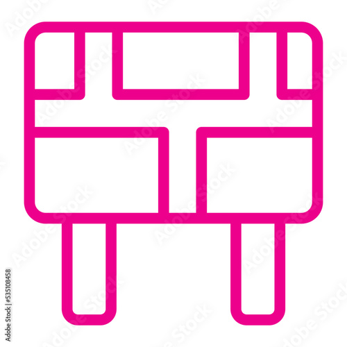 signpost gradient icon