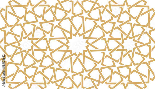 Seamless pattern in authentic arabian style.