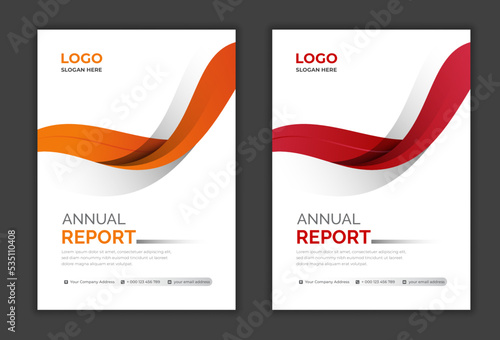 Annual report cover book cover