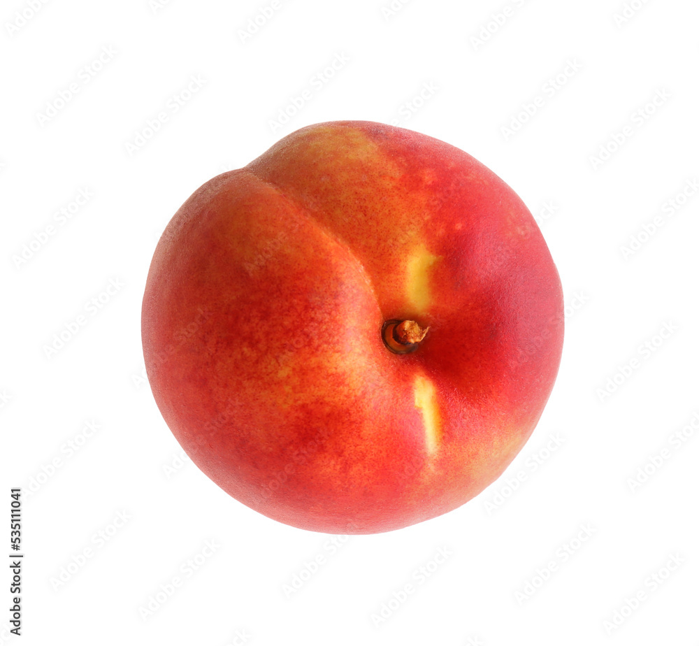 Delicious ripe juicy peach isolated on white Delicious ripe juicy peach isolated on white