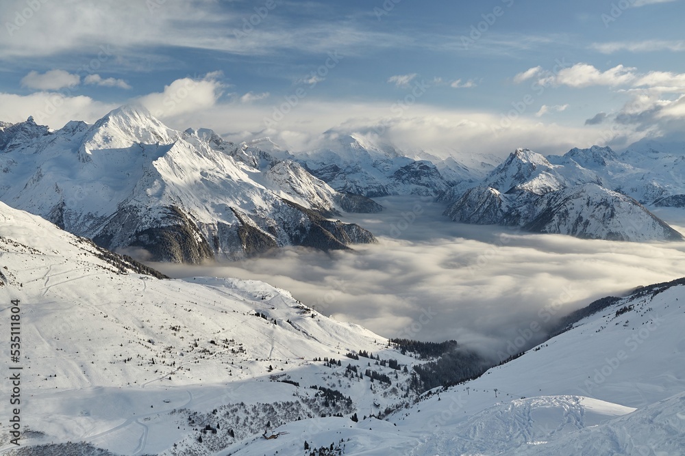Winter in the Alps, Paradiski