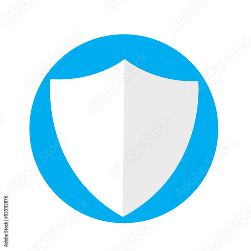 shield logo icon design isolate.