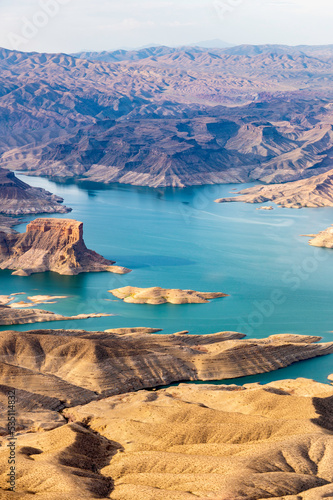 Helicopter journey to West Rim of the Grand Canyon, crossing Lake Mead and Hoover Dam © Nic's Pixels