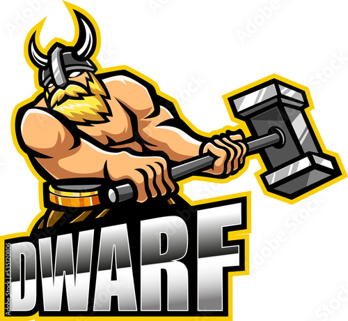 Dwarfs esport mascot  photo