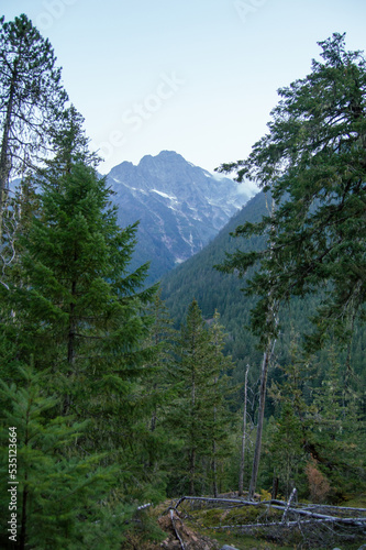 mountains of the north cascades national park photo