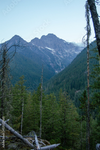 mountains of the north cascades national park photo