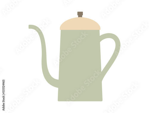 コーヒーポットをイメージしたイラスト