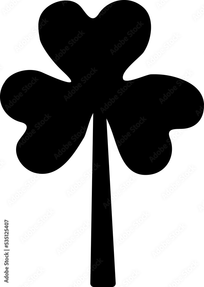 leaf black and white