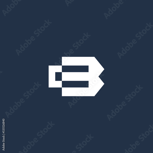 monogram letter b and c logo design. Vector illustration letter b and c with home element. modern logo design vector icon template