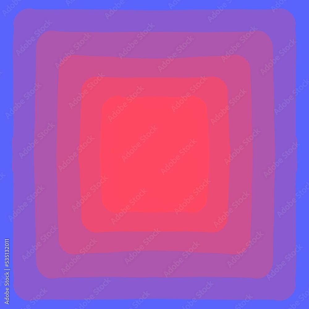 Abstract square blue to red gradient background. Abstract square blue to red gradient background.