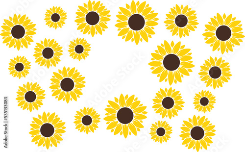 sunflower starbucks svg design
