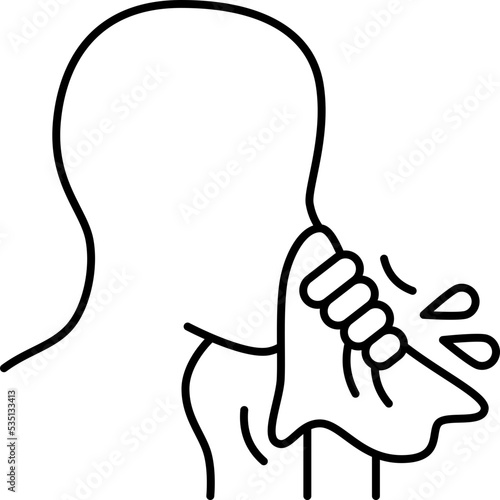 sneezing icon