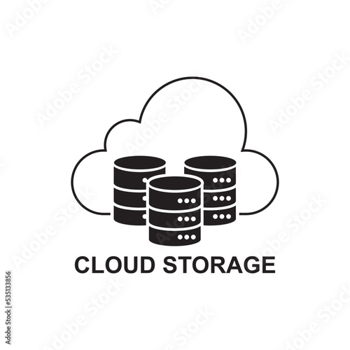 cloud storage icon , computing icon