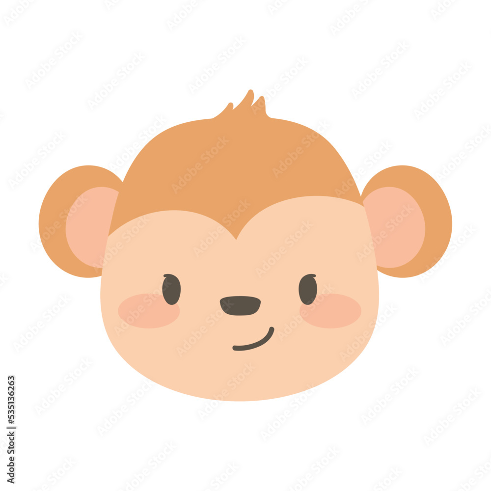 monkey face cute animal monkey face cute animal