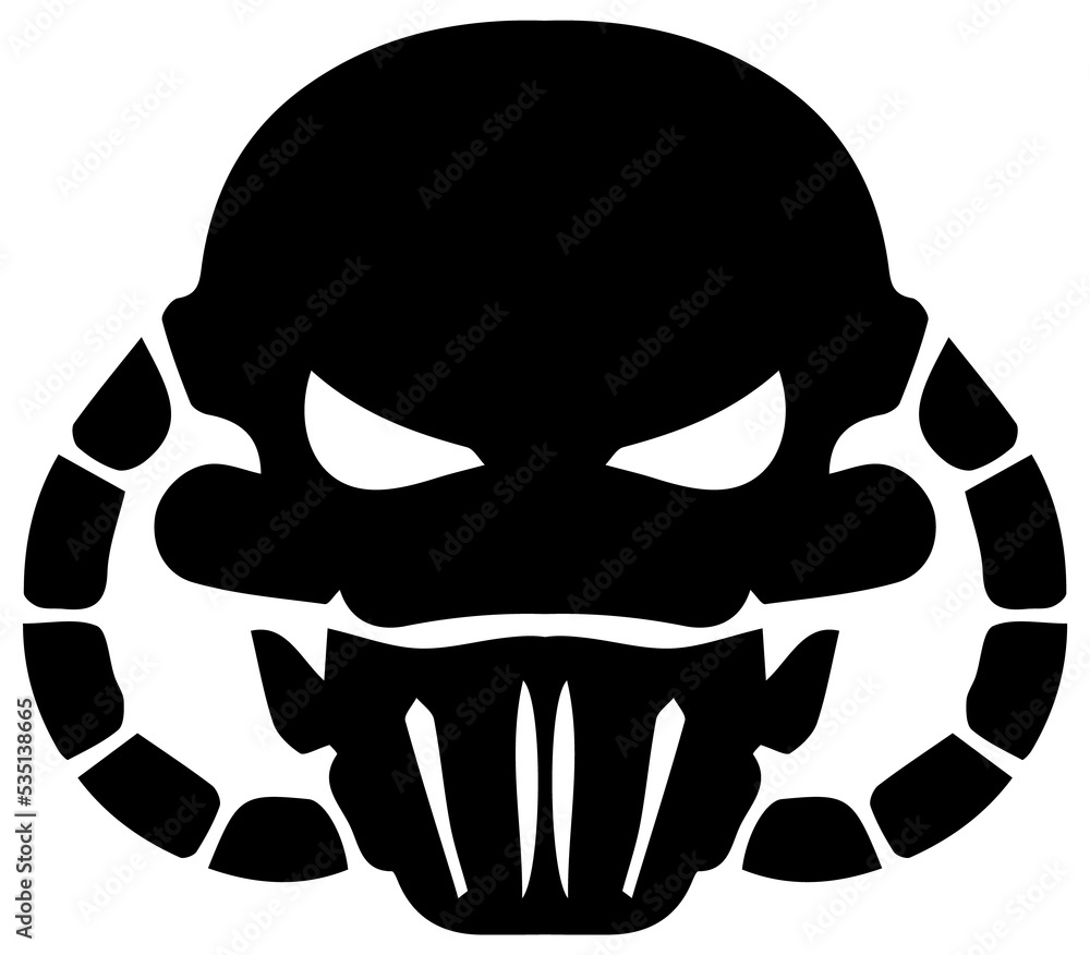 Skull PNG image.