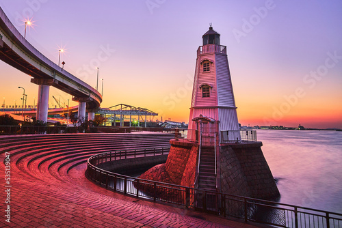 旧堺灯台 - Old Sakai Lighthouse in Osaka, Japan