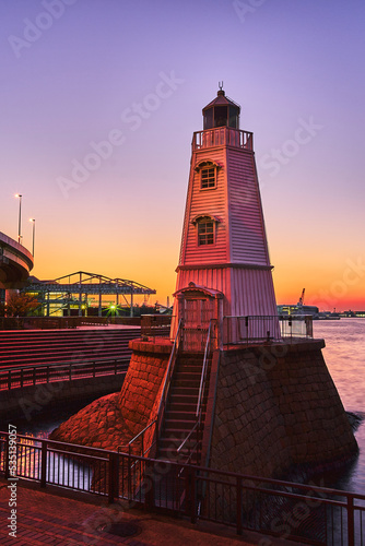 旧堺灯台 - Old Sakai Lighthouse in Osaka, Japan photo