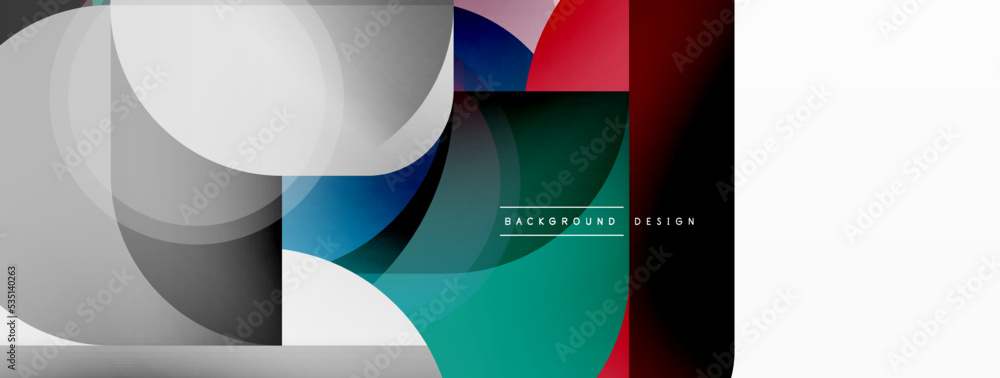 Geometrical minimal wallpaper. Geometric shapes. Vector illustration for wallpaper banner background or landing page Geometrical minimal wallpaper. Geometric shapes. Vector illustration for wallpaper banner background or landing page