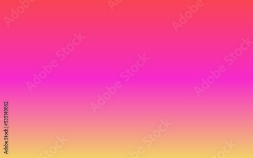 Abstract color gradient red pink yellow, modern blurred background, template with elegant design concept, minimal style composition, smooth soft and warm bright hipster illustration.