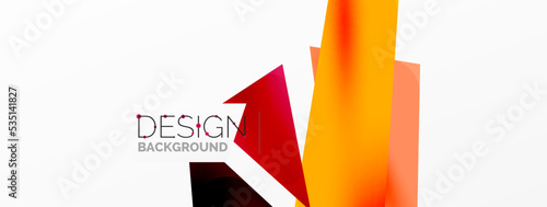 Background color abstract overlapping lines. Minimal composition vector illustration for wallpaper banner background or landing page