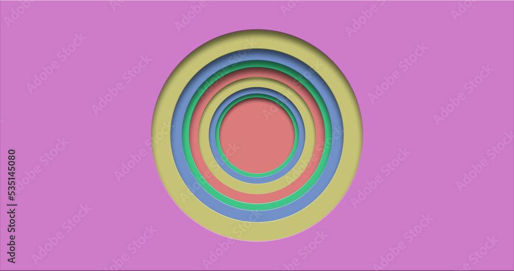 Colorful banner concept with 3d circles Colorful banner concept with 3d circles