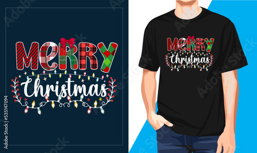 Merry Christmas T-shirt design
