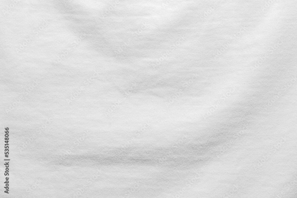 Fototapeta premium White color fabric cloth polyester texture and textile background.