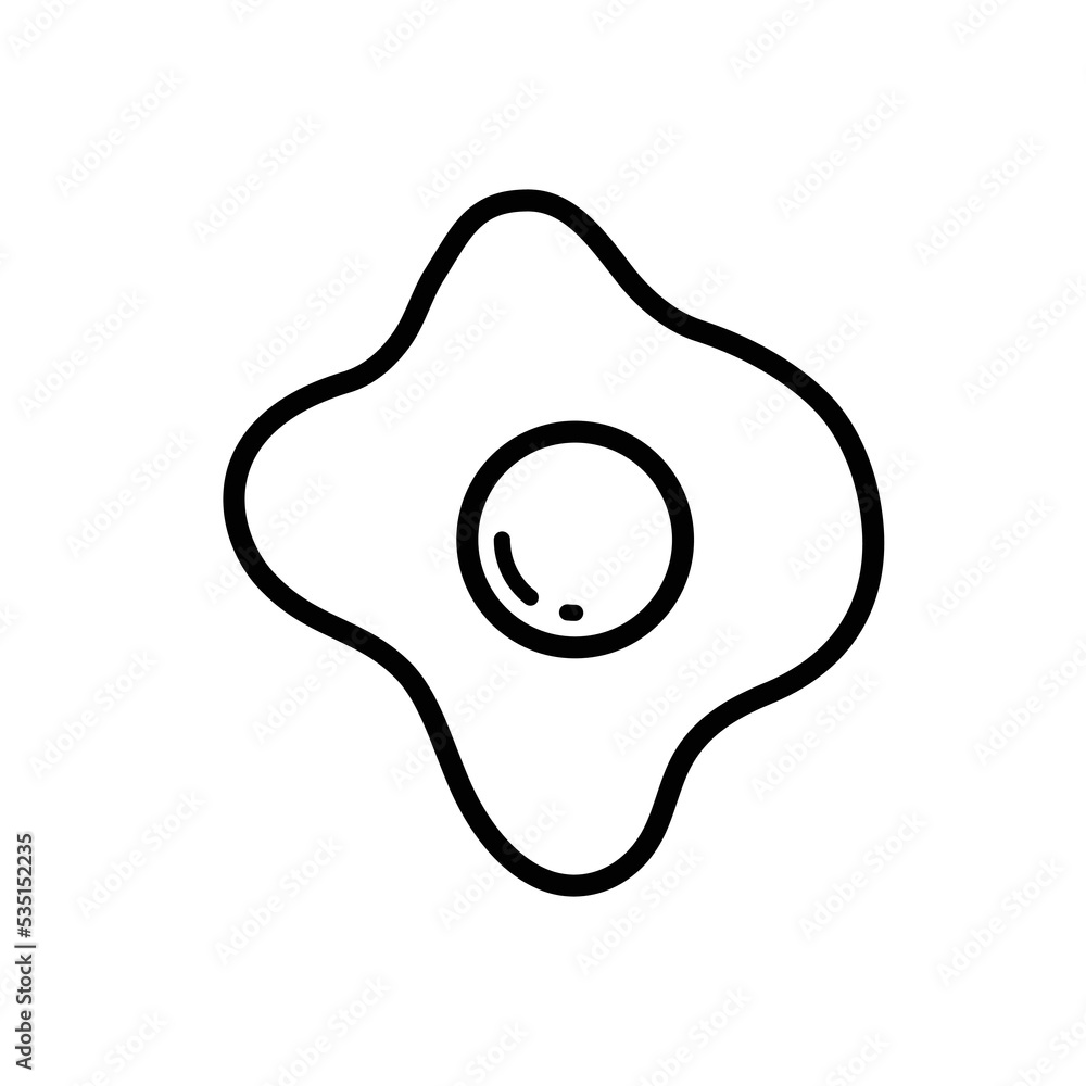 egg icon vector design template in white background egg icon vector design template in white background