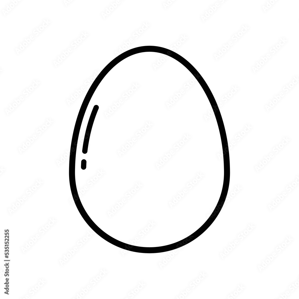 egg icon vector design template in white background egg icon vector design template in white background