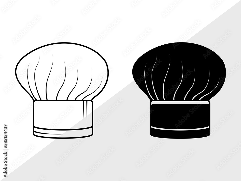 Chef Hat SVG Chef Hat Silhouette Cook Hat Svg Chef Cap Svg Koki Hat chef-hat-svg-chef-hat-silhouette-cook-hat-svg-chef-cap-svg-koki-hat