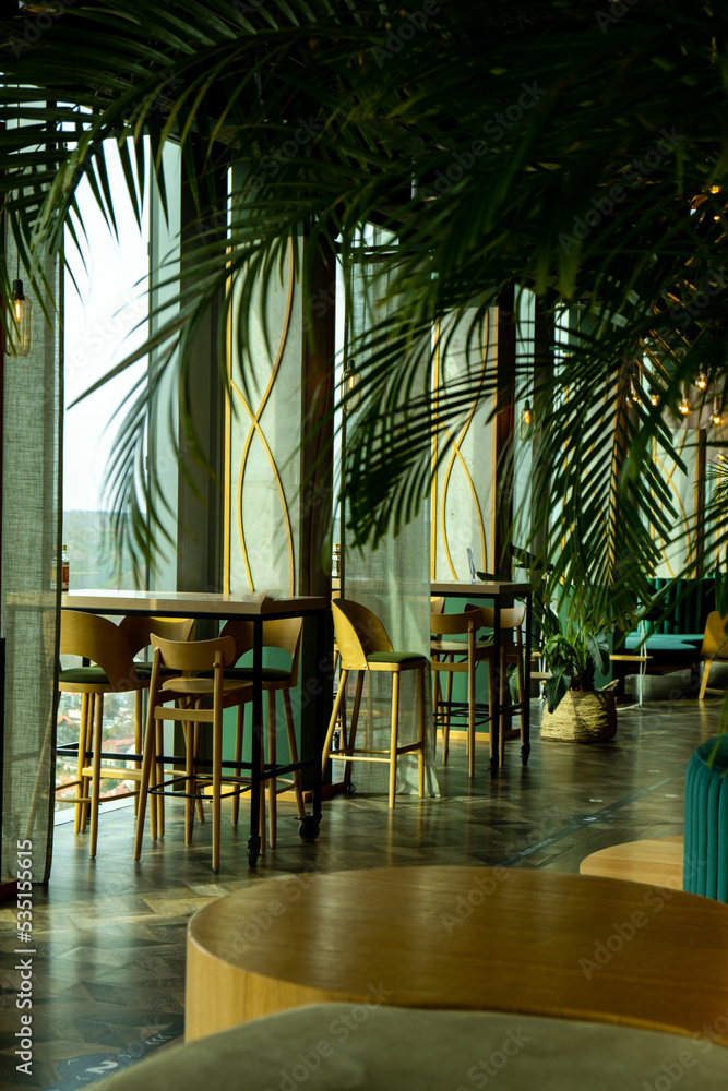 Fotografia do Stock: Gdansk Poland May 2022. Stylish restaurant ...