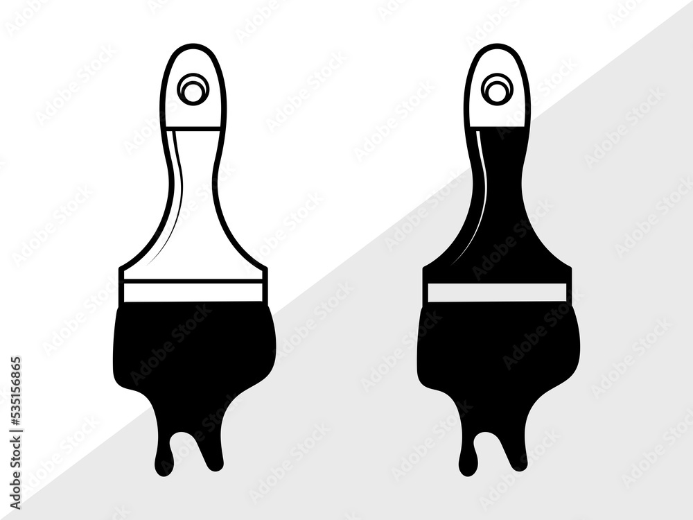Paint Brush SVG, Paint Brush SVG, Paint Roller Svg, Brushes Svg