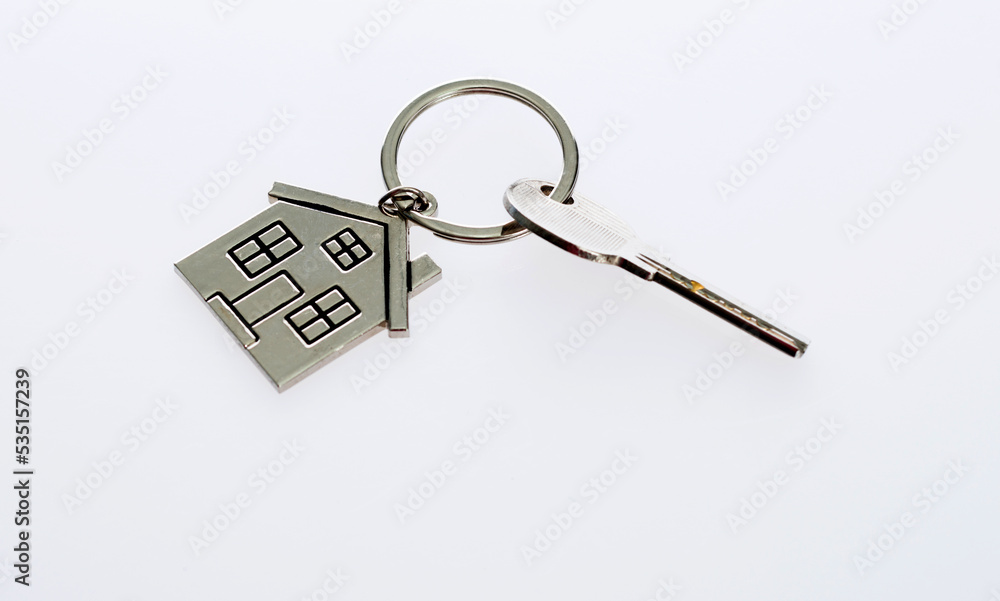 Set of house key isolated on white background Set of house key isolated on white background
