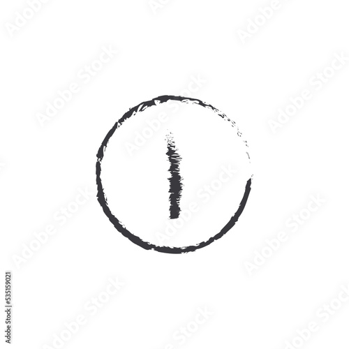 I letter logo design vector template,