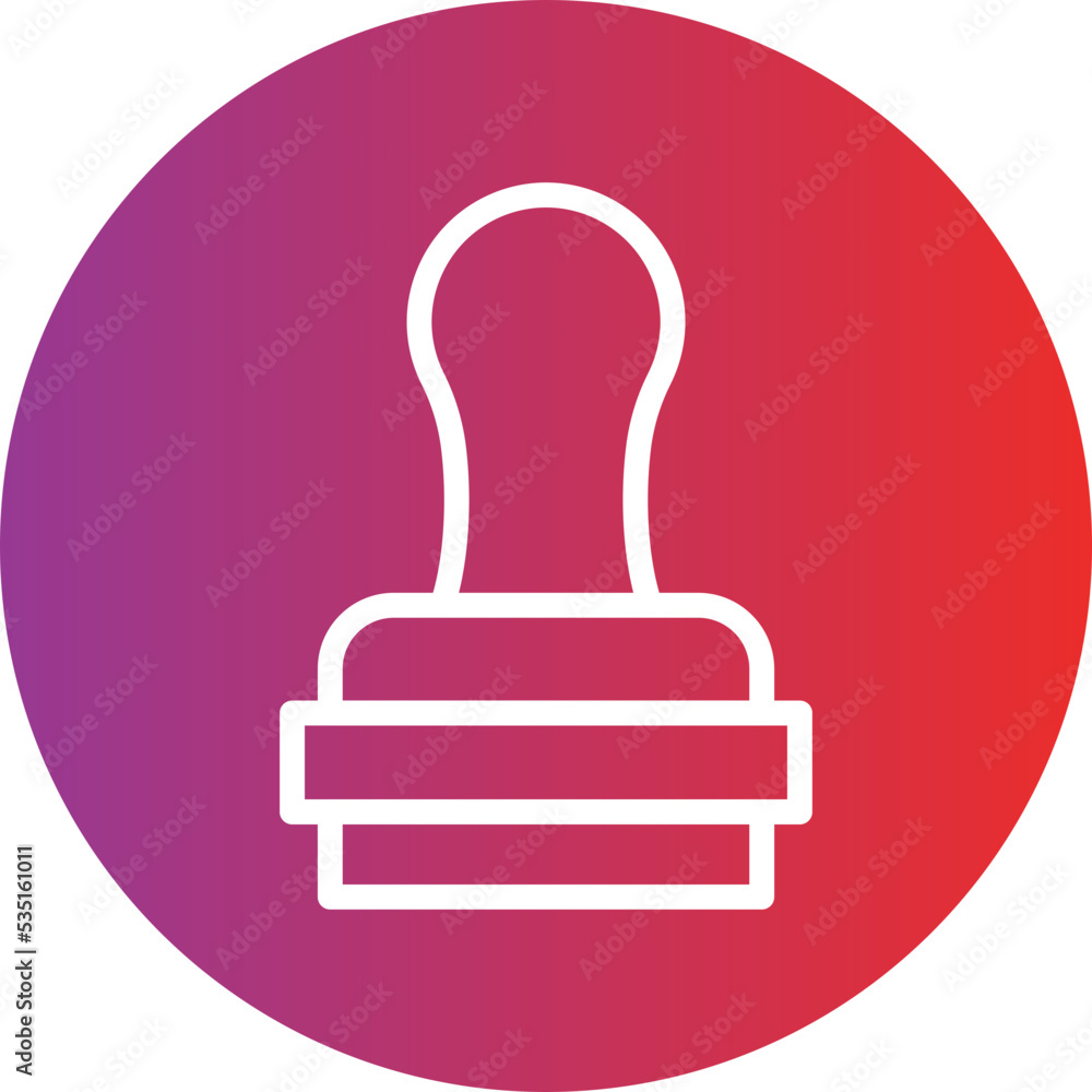Stamp Icon Style Stamp Icon Style